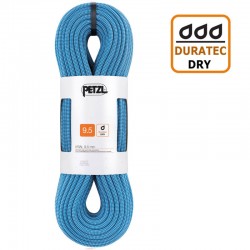 Coarda PETZL Arial 9.5mm Dry 60m blue