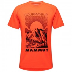 Tricou MAMMUT Mountain T-Shirt Men hot red PRT3
