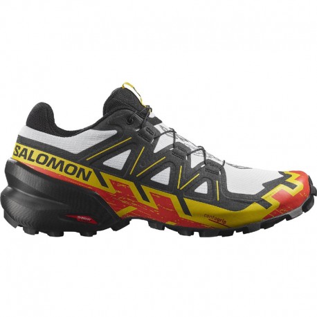 Pantofi SALOMON Speedcross 6 white/black/empire yellow