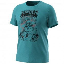 Tricou DYNAFIT Artist Series Co T-Shirt M storm blue/powder