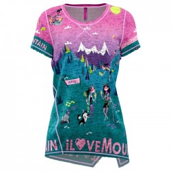 Tricou CRAZY T-Shirt Aloha I Love Mountain