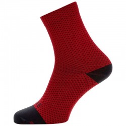 Șosete GORE C3 Dot Mid Socks red/black
