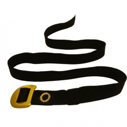 Centura CAMP Webbing Belt black/yellow